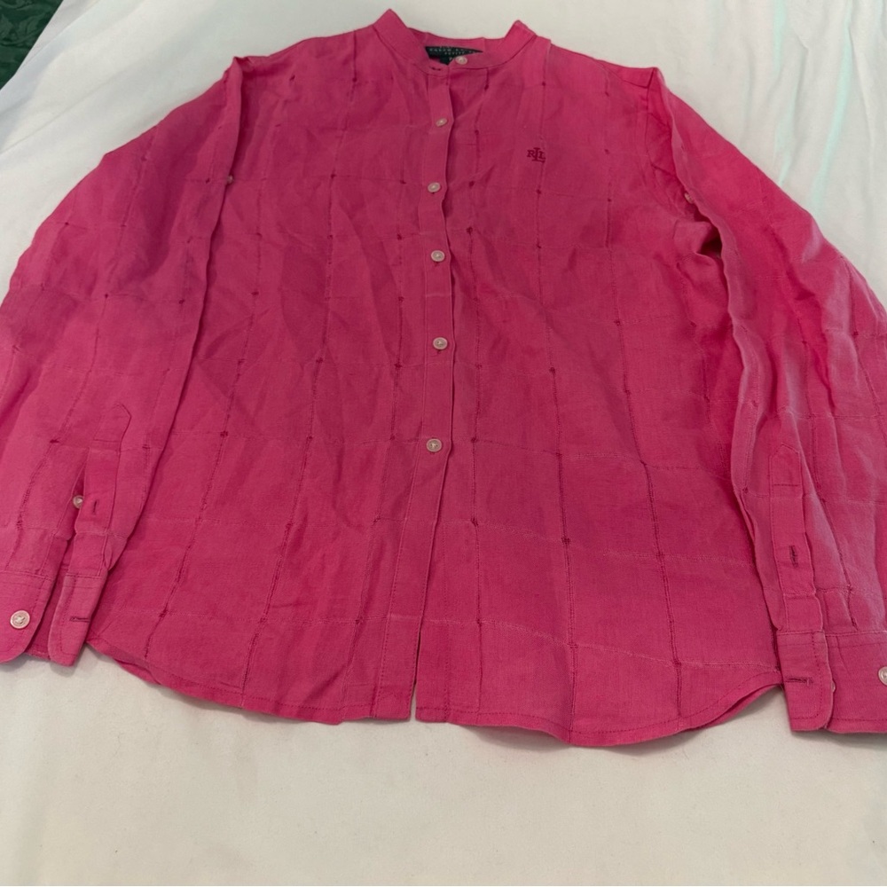 Lauren Ralph Lauren Fuchsia‎ Knit Top pink p/s